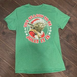 Festive Yoda Shirt sz Small